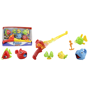7 pezzi di Plastica <span class=keywords><strong>Giocattolo</strong></span> Canne <span class=keywords><strong>Da</strong></span> <span class=keywords><strong>Pesca</strong></span> con 1 <span class=keywords><strong>Canna</strong></span> <span class=keywords><strong>Da</strong></span> <span class=keywords><strong>Pesca</strong></span> e 6 Pezzi di Pesce - Product Image 2