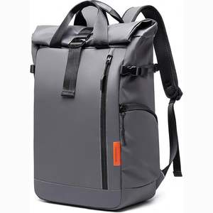 Free Sample Fashion Waterproof Laminated Oxford Roll Top Daypack,Large Capacity <b>Laptop</b> <b>Rucksack</b>,Shoulder Backpack - Product Image 1