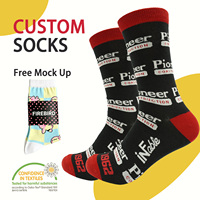 Chaussettes habillées en coton unisexes colorées et décontractées, avec motifs amusants et logo personnalisé, de haute qualité, vente en gros