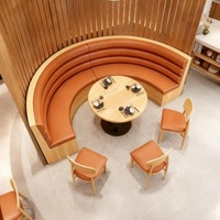 Meubles de bar, de café et de restaurant modulaires, design moderne OEM ODM, sièges de bar, table et chaises de salle à manger.