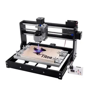 Lingyue CNC 3018 Pro Laser Gravado Em Madeira com Controlador Offline Desktop Home DIY 3 Eixos CNC Router Máquina