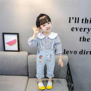 Últimos Conjuntos de Camisetas y Jeans para Niña, Otoño, Comprar Jeans Turquía y Camiseta Raglán Lisa, Compras en Línea Hong Kong - Product Image 2