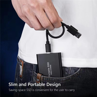 Unidad de Estado Sólido Negra, SATA USB 3.0, hasta 1 TB, 2 TB, 4 TB, 8 TB, Disco Duro Externo PSSD para Computadora Portátil