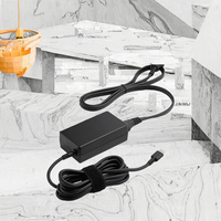 Chargeur adaptateur pour ordinateur portable Adaptateur secteur 65W de haute qualité avec cordon d'alimentation Chargeur USB pour Dell pour Lenovo ASUS-PD Type C