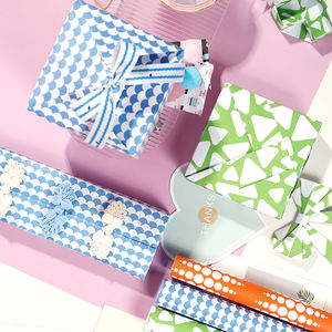 กระดาษสีศิลปะวันเกิดวันวาเลนไทน์ขนาด43*300ซม. ม้วนกระดาษห่อบรรจุภัณฑ์แบบกำหนดเองหรูหราขายส่ง80กรัม - Product Image 3