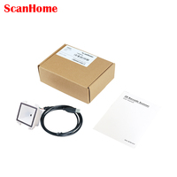 Escáner de Código de Barras Integrado ScanHome SH-7600-N, Sensor CMOS, Lector de Códigos QR, Interfaz USB RS232 TTL Wi-Fi 485 COM, Velocidad de Escaneo de 30F/S