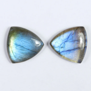 Cabujón de Labradorita Azul Fuego Natural con Base Plana Trillón para Joyería como Anillos, Pulseras, Tobilleras y Collares - Product Image 4