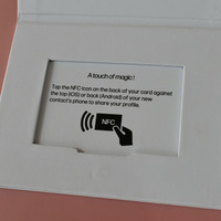 Boîte d'emballage de carte-cadeau personnalisée de luxe à fermeture magnétique adhésion cartes NFC professionnelles boîte-cadeau en carton pour carte de remerciement
