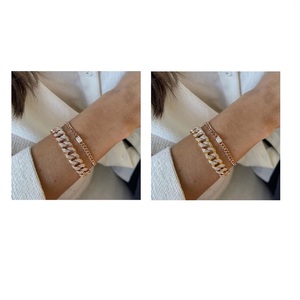 Pulsera de diamante Natural de oro de 18k, joyería de alta calidad, Diamante redondo ostentoso, hecho a medida, producción rápida - Product Image 4