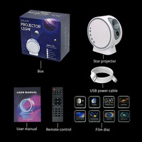 Projecteur Planétarium 8-en-1 et 13-en-1 avec Télécommande pour Haut-parleur, Bruit Blanc, Maison Intelligente, Chambre à Coucher (ABS)