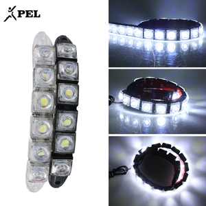 PEL-luces de circulación diurna para coche, barra de luz <span class=keywords><strong>modificada</strong></span>, señal de giro, DRL, serpiente deformable, flexible, nueva - Product Image 2