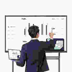 Écrans de projection électroniques interactifs muraux intelligents 4K minces de 65 pouces, 55 et 85 pouces, tableau interactif pour enfants, tableaux LCD, tableau blanc interactif - Product Image 4