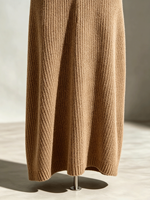 Damen Ärmelloses V-Ausschnitt Geripptes Strick-Maxikleid Halb-Knopfleiste Figurbetont Gestricktes Sexy Club-Kleid mit Aussparungen Langes Lässiges Strickwestenkleid