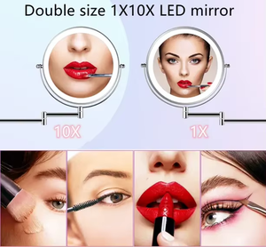 Có thể sạc lại treo tường thắp sáng trang điểm Vanity gương - Product Image 4