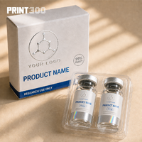 Étiquettes personnalisées pour flacons de 3 ml, 5 ml, 10 ml, 20 ml, 30 ml, étiquettes adhésives en vinyle imperméables pour peptides, étiquettes pour cosmétiques