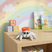 Mini figurines d'animaux araignées, ensemble de jouets articulés anti-stress imprimés en 3D, figurines d'animaux de collection, petits animaux de bureau et de poche