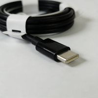 Câble USB-C tressé gainé TPE 60W à charge rapide, 5 conducteurs, transfert de données haute vitesse, 1m, noir/blanc, accessoires pour téléphones et tablettes