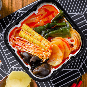 Mo Xiaoxian - <span class=keywords><strong>Hot</strong></span> <span class=keywords><strong>Pot</strong></span> <span class=keywords><strong>Picante</strong></span> con Vegetales Frescos y Mantequilla, 370g, Listo para Comer, Calentamiento Rápido, Venta al por Mayor - Product Image 2