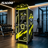 Distributeur automatique de boissons protéinées Haloo Manufacturer DIY Menu, distributeur automatique de milk-shakes protéinés avec fonction de nettoyage automatique
