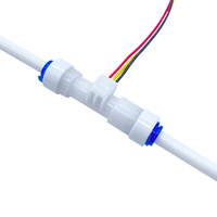 Sensor Aliran Air Mikro 0.3-3.0 L/mnt 1.2MPa Hall Pulse Flowmeter untuk Mesin Penjual Otomatis