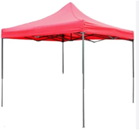Tentes de réception pliables d'extérieur 3*3m, utilisées pour les événements professionnels, imperméables, réglables, durables