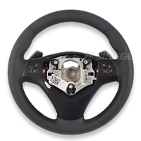 Volant de voiture chauffant en cuir pleine fleur pour BMW Série E, compatible avec BMW M E92 M3 X5 E53 E63 X1 E84 E61 E60 M5 328i E90 E91 E83 E70 E71 E72