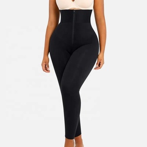 Leggings de mujer de cintura alta con control de abdomen, pantalones de entrenamiento moldeadores, levanta glúteos, realza la <span class=keywords><strong>forma</strong></span>, diseño con cremallera, para yoga y <span class=keywords><strong>gimnasio</strong></span> - Product Image 3