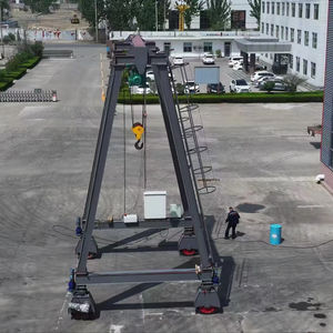 Grúa Pórtico Móvil Omnidireccional con Ruedas de Goma: 360 °   Dirección Flexible para Operaciones Eficientes en Patios de Contenedores - Product Image 1