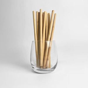 Pajitas de Bambú de Alta Calidad para Bebidas de Té Boba, Aptas para Alimentos, Hechas con Bambú 100% Natural - Product Image 5