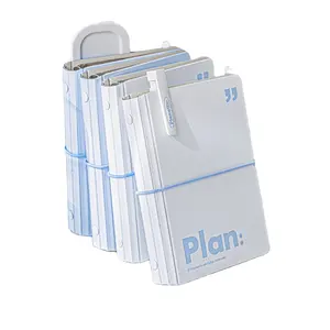 YuBon 40 feuilles Mini poche Portable cahier à feuilles mobiles cahier cahier quotidien livre créatif école étudiant fournitures papeterie