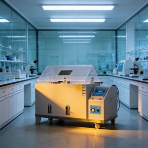 ASTM B117 휴대전화 염분 부식 테스트를 위한 표준 소금 안개 약실 소금 분무기 시험 기계 - Product Image 1