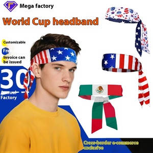 Diadema Personalizada con Bandera de Estados Unidos, Canadá y México, Artículos <span class=keywords><strong>para</strong></span> Fanáticos, Decoración <span class=keywords><strong>para</strong></span> <span class=keywords><strong>Eventos</strong></span> Deportivos - Product Image 2