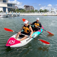 Kayak gonflable Stitch pour 2 personnes, kayak de randonnée en tandem, gonflable avec siège, pagaie de kayak