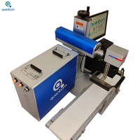 Machine de marquage laser à fibre avec système de vision CCD pour positionnement visuel et mise au point automatique