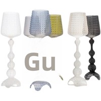 Lampe de sol/de table LED en acrylique minimaliste moderne de designer italien, commande tactile, lumière chaude 3000K, D50H166cm pour salon