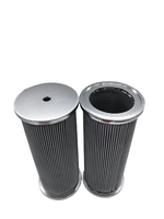 Élément filtrant de retour pour grue hydraulique, cartouche filtrante plissée en maille d'acier inoxydable 316L, 5, 10, 20 microns pour filtration d'eau et d'huile