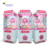 Machine de jeux d'arcade à monnayeur, grue à jouets pour centre commercial, distributeur automatique de jouets pour jeux d'arcade divertissants avec diverses récompenses