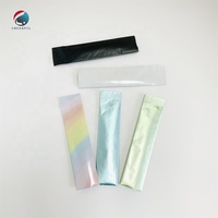 Emballage d'essai individuel imprimé personnalisé mini pochette en feuille d'aluminium thermoscellable petit sachet d'emballage vide en poudre de miel en bâton