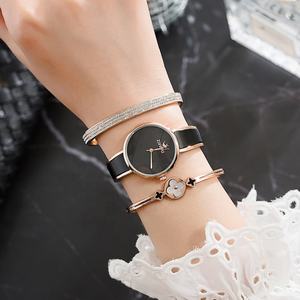 <span class=keywords><strong>Montre</strong></span> et bracelets en <span class=keywords><strong>plaqué</strong></span> <span class=keywords><strong>or</strong></span> rose pour femmes, ensemble cadeau parfait pour dame - Product Image 6
