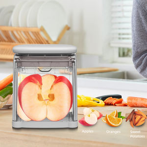 Coupe-légumes multifonctionnel en plastique à 4 lames en acier inoxydable pour frites et chips, avec boîte de rangement – Vente <span class=keywords><strong>chaude</strong></span> - Product Image 4