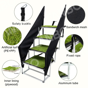 CanboPet Echelle d'escalade pour <span class=keywords><strong>chien</strong></span> avec mains courantes Escalier portable en aluminium pour animaux de compagnie - Product Image 2