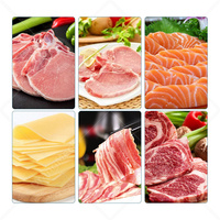 Machine à trancher horizontale commerciale automatique à grande vitesse pour steaks, saucisses, fromages, bacon, jambon et viandes