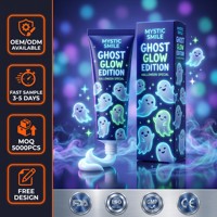 Dentifrice anti-caries édition limitée Halloween, design effrayant, cadeau festif, vente en gros pour la maison, marque privée en vrac, directement de l'usine