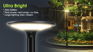 Lampe Solaire Extérieure en Gros, Forme UFO Intégrée, pour Jardin et Aménagement Paysager de Villa, Éclairage à Induction par Capteur PIR IP65 - Product Image 2