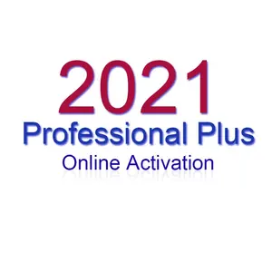 Подлинный 2021 Pro Plus цифровой код ключа 100% онлайн-активации 2021 Pro плюс Лицензия отправить по электронной почте