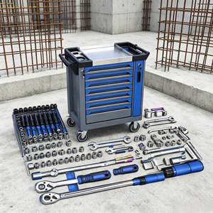 Juego de Llaves de Trinquete de Alta Resistencia, Herramienta Combinada Práctica de 488 Piezas, Profesional para Reparación de Automóviles, Taller y Mantenimiento - Product Image 1