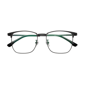 Premium Classic Square Titanium Alloy <b>Frame</b> Reading Glasses Prescription Eyeglasses Pinhui HJ80089 Lightweight Durable - Product Image 5