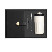 Set de Regalo Corporativo Personalizado, Cuaderno, Bolígrafo, Botella de Vacío, Set de Regalo Promocional Empresarial con Logotipo