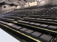 Puissante siège arrière rabattable, pour salle de cinéma, salle de sport rétractable, blanchiment, idéal pour les sportifs