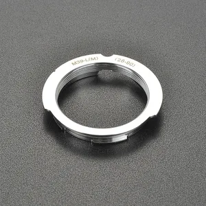 Adaptateur en cuivre pour <span class=keywords><strong>objectif</strong></span> <span class=keywords><strong>Leica</strong></span> M39 LTM 6 bits vers monture M L/M 50-75 35-135 28-90, service d'usinage CNC sur mesure, pièces en laiton - Product Image 4